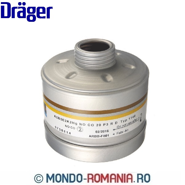 Filtre masti DRAGER XPLORE 6000  - DRAGER RD40 A2B2E2K2HgNO CO 20 P3 RD -  6738814